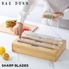 Rae Dunn 3 in 1 Wrap Organizer with Cutter, Plastic