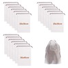 Drawstring Shoe Bag, White, shoe bag