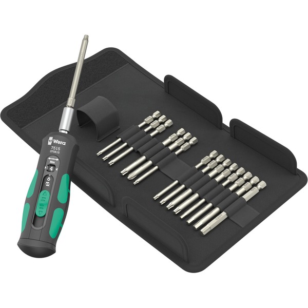 Wera 7515/16 Kraftform Safe-Torque Speed Universal 1, 16-Piece Tool Set