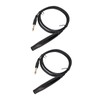 2pcs 5.9ft Tattoo Clip Cords RAC Interface Professional Copper Silicone