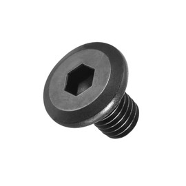 METALLIXITY Flat Head Hex Socket Cap Screws Bolts(M8-1.25x12) 20Pcs, Steel Hex Socket Furniture Bolts Screws - for Furniture Woodworking Project, Black