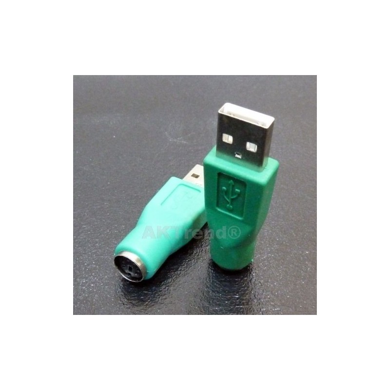 Set of 10 USB Adapters - A Male to PS2