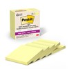 Post-it 100% Recycled Super Sticky Notes, 3 x 3 in,