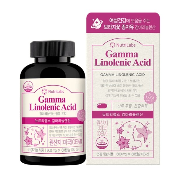 Nutrilabs Gamma Linolenic Acid, Basic / 뉴트리랩스 감마리놀렌산, 기본