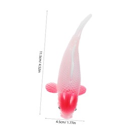 ABOOFAN 5pcs Realistic Koi Fish Models for Aquarium Decoration Vibrant Miniature Fish Figurines and Photography Props