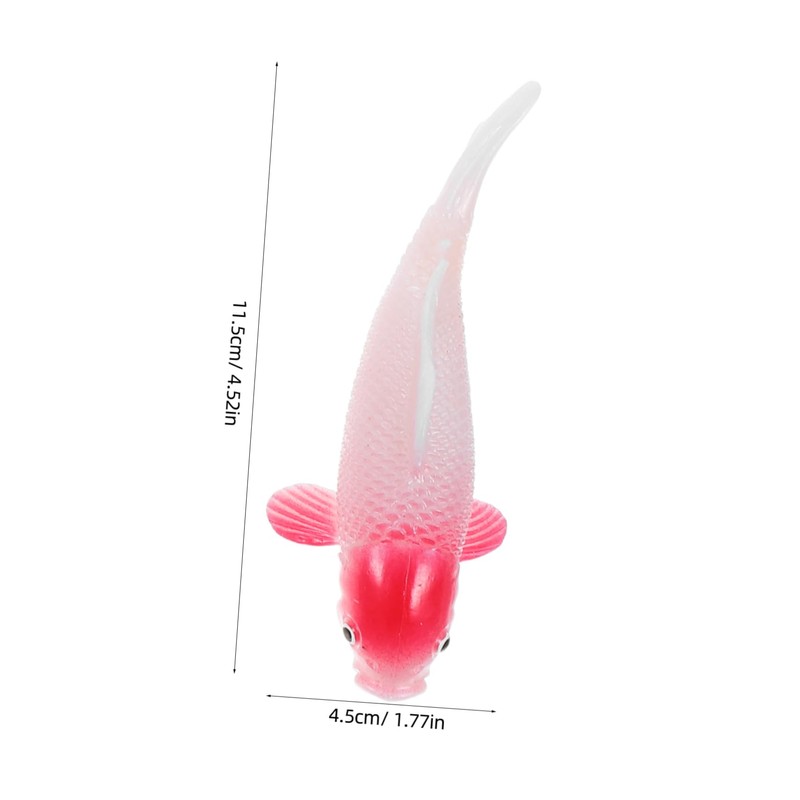 ABOOFAN 5pcs Realistic Koi Fish Models for Aquarium Decoration Vibrant