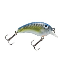 Luck E Strike Crappie Magic Crankbait (señuelo de 2 pulgadas) fabricado en los Estados Unidos, color azul