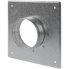 Duct Connection Flange Diameter 80 mm, Galvanised Steel, Straight or