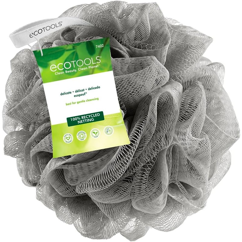EcoTools, Delicate Ecopouf, Esponja de Baño para Piel Delicada, Ultra