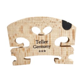 Teller Violin Bridge Easy Set-in Pieces Pre-Cut with File (4/4, 3-Star Grade U-Inlay)