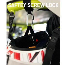 UNIGT 2 Pack UTV Hook for Hanging Headsets, Helmet and Goggles, Multipurpose Carabiners for Electric Scooter Owner Fits 1.5-2.0" SXS Roll Cage Accessory Hook Hanger- Black