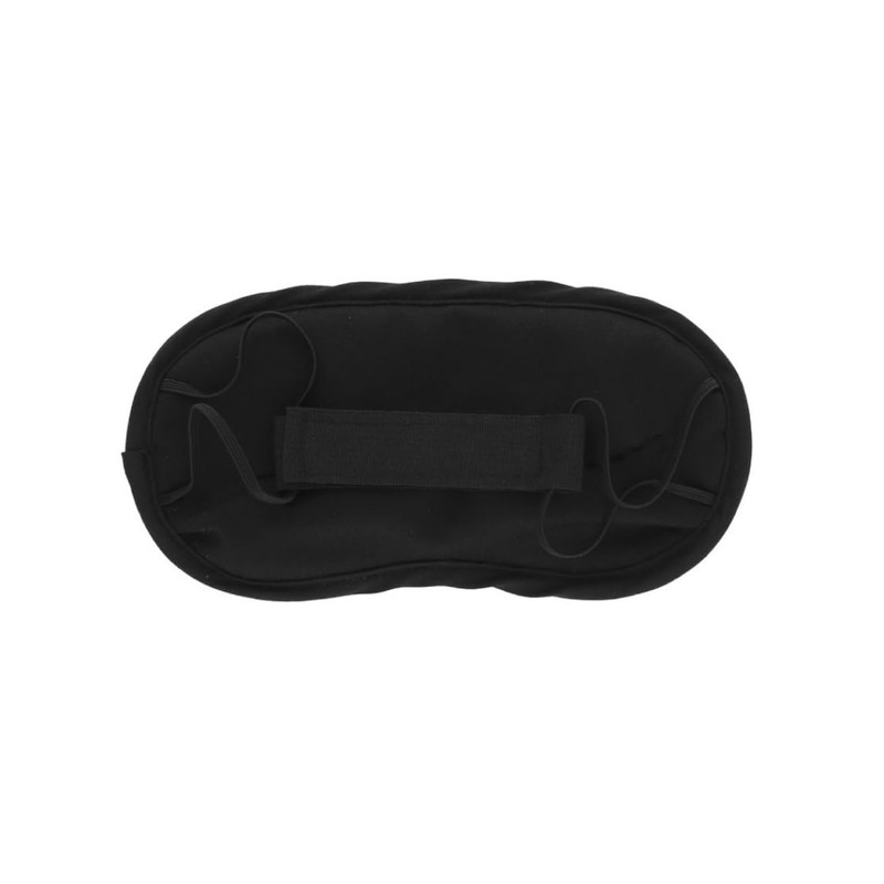 Eye Mask, No Gap, Black, For Sleeping, Ear-hook, Memory Foam,