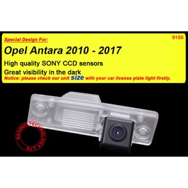 Reversing Camera Waterproof Night Vision Car Rear View Camera Parking Aid Reversing System Number Plate Light Replacement for Opel Antara 2010-2017