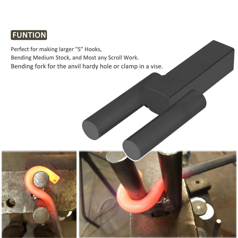 Blacksmith Hardy Anvil Tool 1" hardy Turning Bending Forge Scrolling