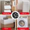 Bntyok Self Adhesive Caster Wheels - 8 PCS 360° Swivel