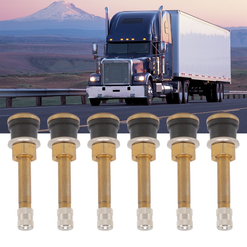 10 Pcs Valve Stems Straight Brass Heavy Duty Clamp in