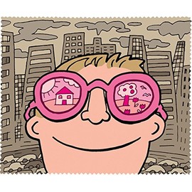 Inkognito Glasses Cleaning Cloth 18 x 15 cm • 44110 Pink Glasses Artist Frank Wowra