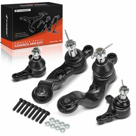 A-Premium Set of 4, Front Upper and Lower Ball Joints Kit, Compatible with Toyota Tacoma 1996-2004, RWD