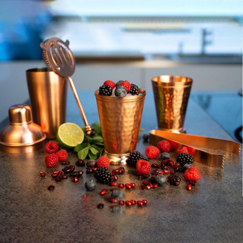 NKlaus 2 x 155 g copper cups pure copper (100%)