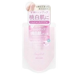 CandyDoll Tsubasa Masuwaka Candy Doll Tone Up Scrub Pack P, 10.6 oz (300 g), (Peach Skin Care), Vitamin C, Peach, Tone Up, Made in Japan, Scrub, Exfoliate, Body Care, Transparent, Ruddy Feel, White