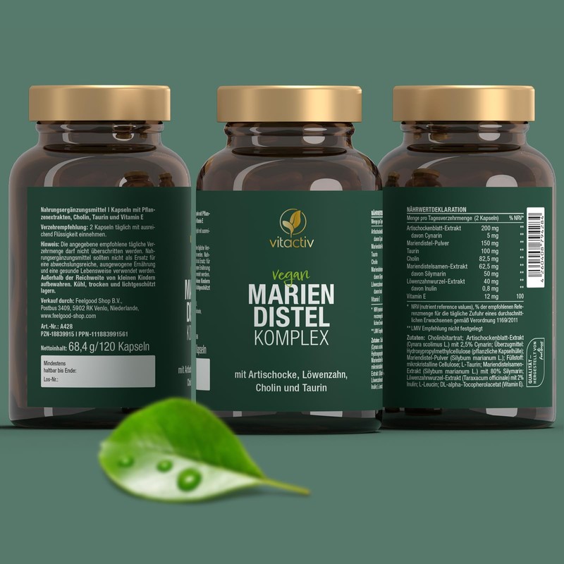 Canterbury Artichoke Thistle Complex with Silymarin Milk Thistle and Dandelion