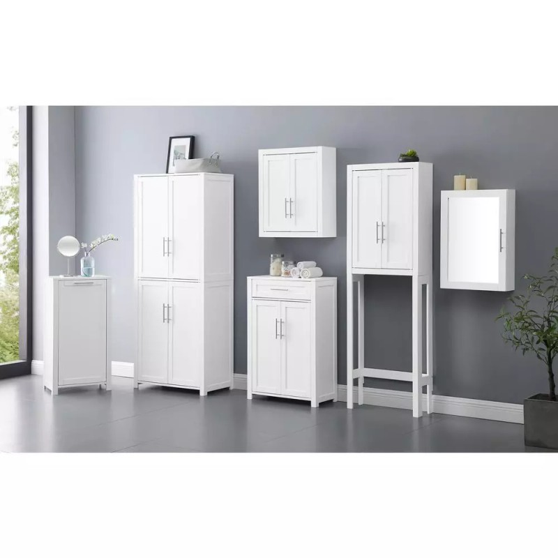 Crosley Furniture Savannah Storage Cabinet White
