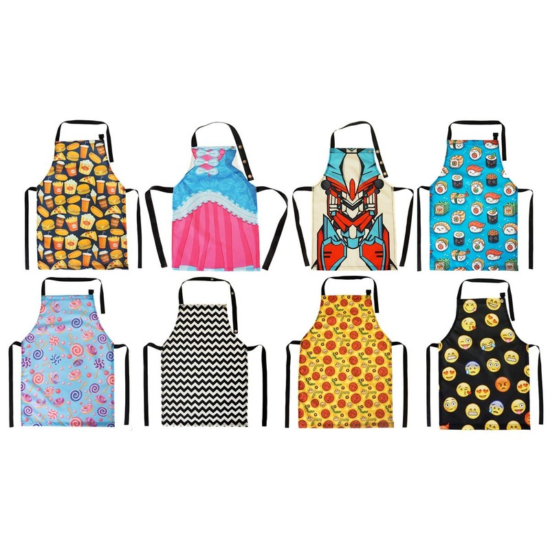 Ferocity Children's Apron Art Apron Cooking Apron with Fairy Tale