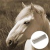 EnweiBingshi Metal Horse Grooming Comb,Portable Tail Comb,Livestock Comb,for Horse Cleaning