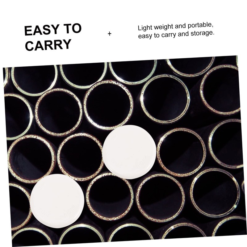 Gatuida 10pcs Sprinkler Cap End Caps Round Tubing Connectors PVC