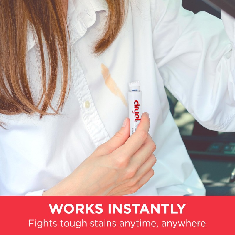 Dryel On-The-Go Stain Remover Pen with Soft Touch Applicator Scrubber,