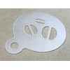 [latte-art-002] Latte Art Template Stencil, Cupcake, Coffee, Espresso, Latte, Cappuccino,