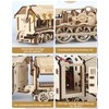 3D Wooden Puzzles for Adults, Movable DIY Wooden Train Crafts