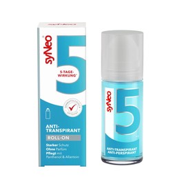 syNeo 5 antiperspirant roll-on, anti sweat deodorant for men and women against heavy sweating, anti transpirant antiperspirant roll-on deodorant, 1 pack (1 x 50 ml)