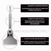 TIHOOK Scalpello per piastrelle SDS Plus, 300 mm x 100