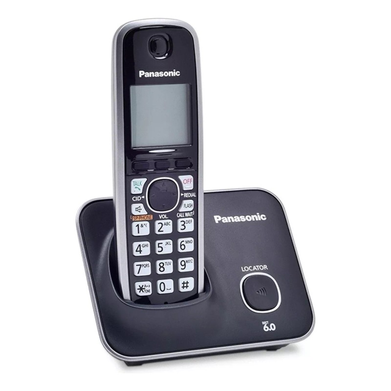 Panasonic Teléfono Panasonic KX-TG4111 inalámbrico - color negro