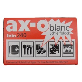 Artifex AX-O Sanding Block, Cleaning, Rust Treatment, Scratch Removal, Polishing or Matting and Surface Treatment of Many Areas - Automotive, DIY, Household (240)