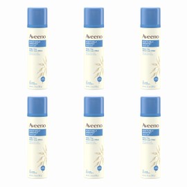 Aveeno Positively Smooth Moisturizing Shave Gel with Soy, Aloe, and Vitamin E to help Prevent Nicks, Cuts and Razor Bumps, Lightly Fragranced, Pack of 6, 7 oz each