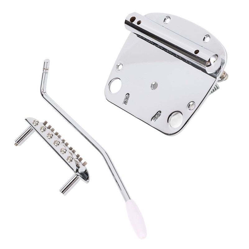 Guitar Tremolo Vibrato Bridge Tailpiece Set Vibrato Tailpiece and Tremolo