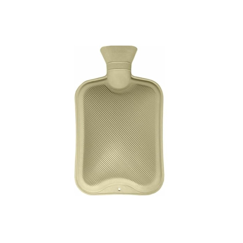 LUXE DIVA Large 2L Hot Water Bottle Natural Warmer Rubber