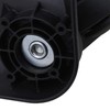 Mxfans 2pcs W187 Black DIY Left&Right Suitcase Wheel Replacement Accessories