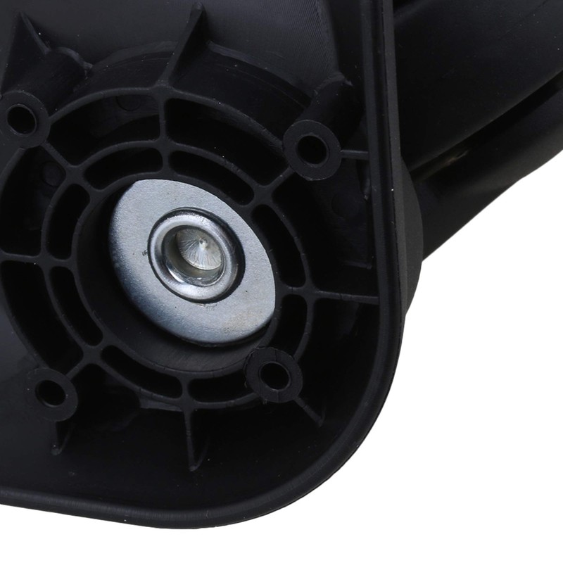 Mxfans 2pcs W187 Black DIY Left&Right Suitcase Wheel Replacement Accessories