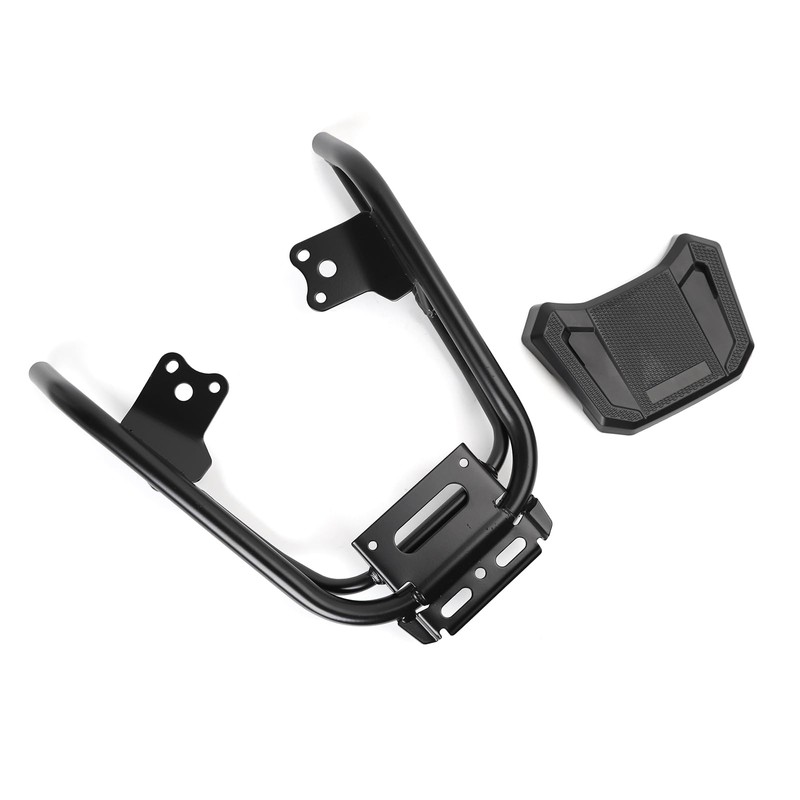 Mokuo Motorcycle Luggage Rack in Heavy Iron Material Compatible with