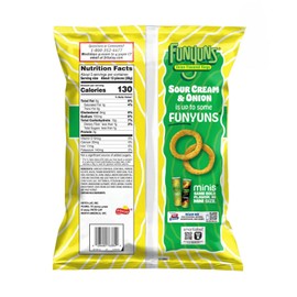 Funyuns 〽️ New Exclusive Funyuns Sour Cream & Onion Flavored Crispy Crunchy Rings 5oz