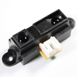 Sharp GP2Y0A21YK0F, 10-80cm, Distanzsensor/Abstandsmesser mit Anschlussleitung z.B. für Arduino