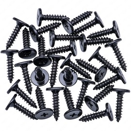 Rexka 30pcs Bumper Cover Fender Liner Splash Shield Screw Retainer 90103-TA0-000 Compatible with Honda Acura Accord Civic CR-V CR-Z Crosstour Fit HR-V Insight Odyssey Passport Pilot Ridgeline