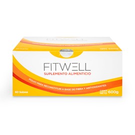 Suplemento Alimenticio Fitwell Vida Avante de Extractos Naturales para reconstruir a base de Fibra y Antioxidantes Sobres 10g                         