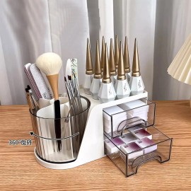 Nail Tool Storage Box Makeup Brush Storage Boxcolor: 1pc