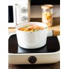 FYUEROPA Enamel Milk Pot, Butter Warmer Non-stick Mini Saucepan, 4.7
