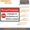 Privat Parkplatz Sign – Pack of 2, 35 x 25
