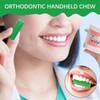 20 Pcs Aligner Chewies, Resuable Green Chompers Trays Seater Dental